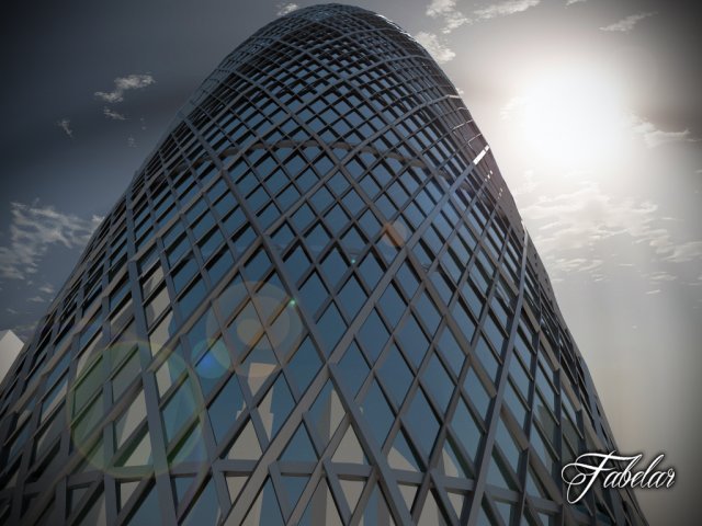 building 19 3D Model .c4d .max .obj .3ds .fbx .stl .blend 