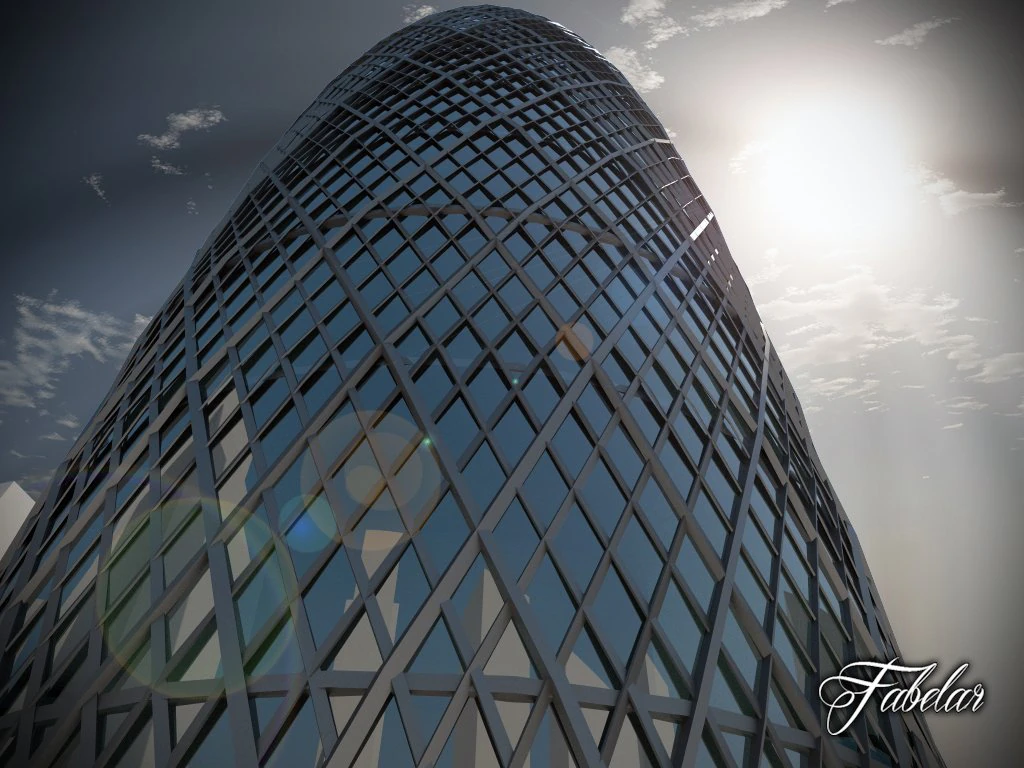 building 19 3D Model .c4d .max .obj .3ds .fbx .stl .blend 