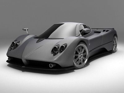 pagani zonda f Model 3D .c4d .max .obj .3ds .fbx .stl .blend 