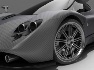 pagani zonda f Model 3D