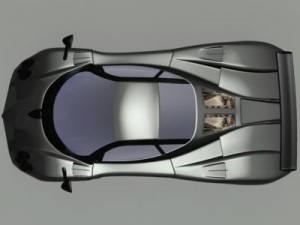 pagani zonda f Model 3D