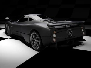 pagani zonda f 3D Model