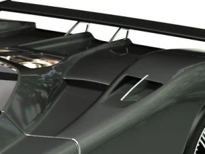 pagani zonda f 3D Model