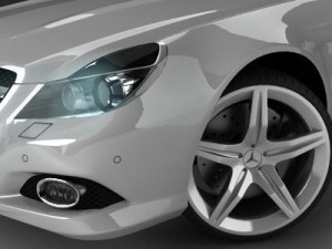 mercedes sl 2009 3D 模型