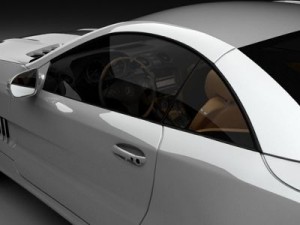 mercedes sl 2009 3D 模型