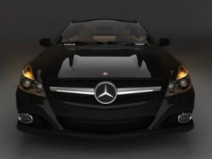 mercedes sl 2009 3D Model