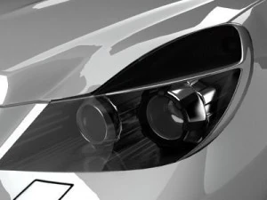 mercedes sl 2009 3D Model