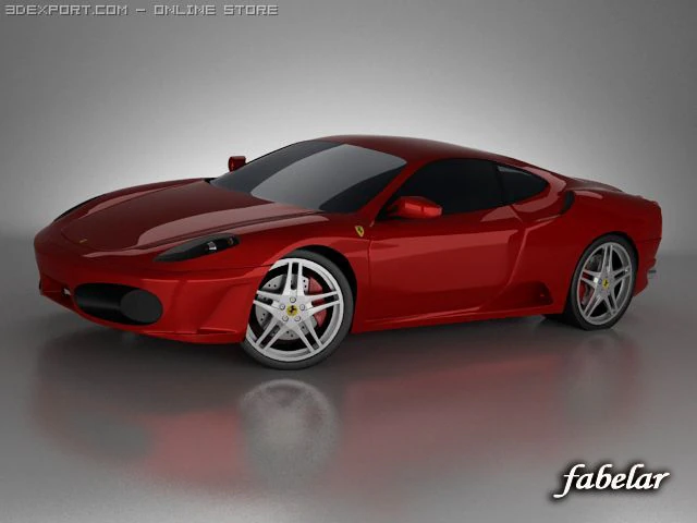 ferrari f430 3D Model .c4d .max .obj .3ds .fbx .stl .blend