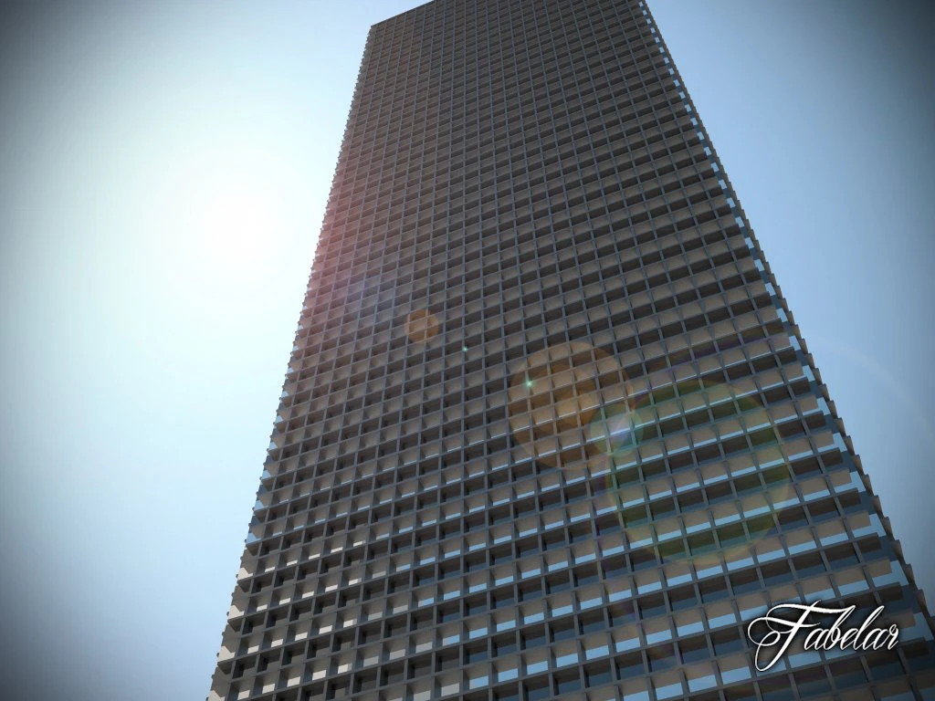 building 22 3D Model .c4d .max .obj .3ds .fbx .stl .blend