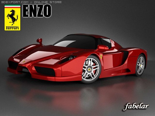 ferrari enzo Modello 3D .c4d .max .obj .3ds .fbx .stl .blend 