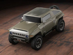 hummer hx low poly 3D Model