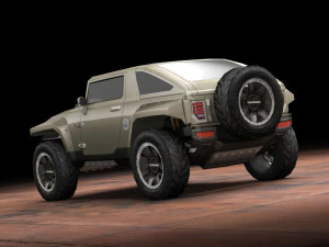 hummer hx low poly 3D Model
