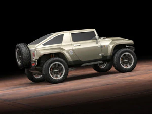 hummer hx low poly 3D Model