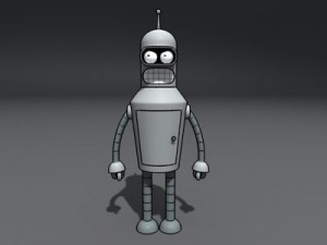 bender 3D-Modell