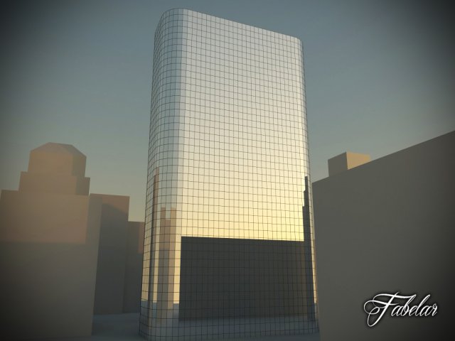building 23 3D Model .c4d .max .obj .3ds .fbx .stl .blend 