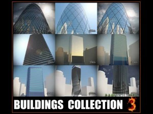 colecci&oacute;n de edificios 3 Modelo 3D