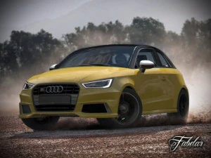 audi s1 sportback vray 3D Модель