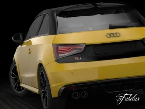 audi s1 sportback vray 3D Model