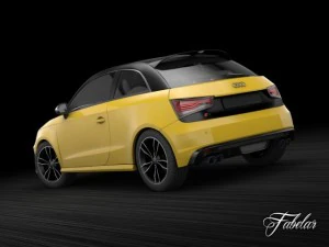 audi s1 sportback std mat 3D Model