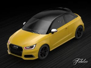 audi s1 sportback std mat 3D Model