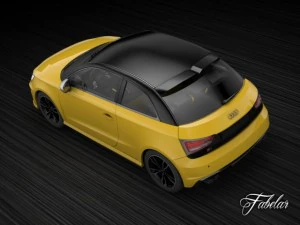 audi s1 sportback std mat 3D Model