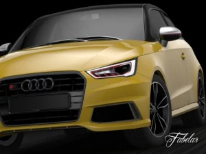audi s1 sportback std mat 3D Model