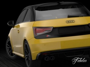 audi s1 sportback std mat 3Dモデル