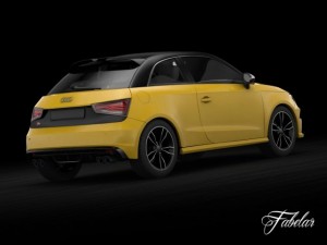 audi s1 sportback std mat 3Dモデル