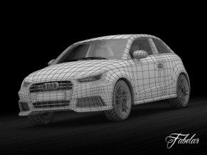 audi s1 sportback std mat 3Dモデル