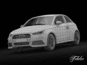 audi s1 sportback std mat 3D Model
