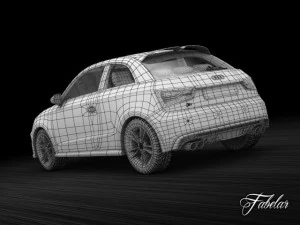 audi s1 sportback std mat 3D Model