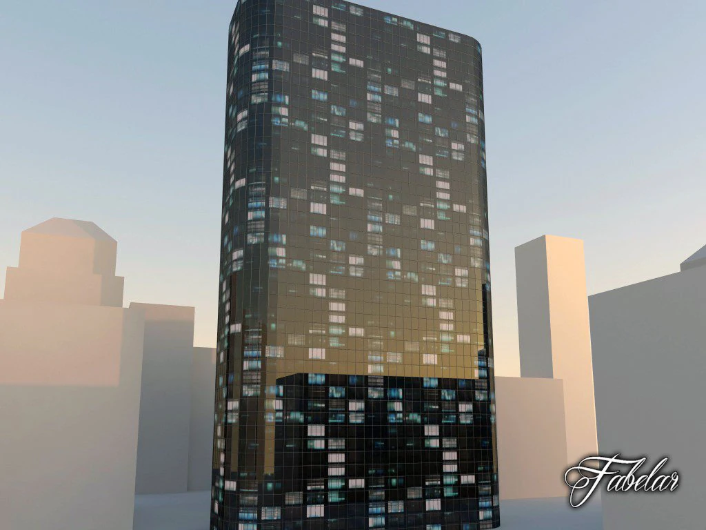 edif&iacute;cio 30 Modelo 3D .c4d .max .obj .3ds .fbx .stl .blend 