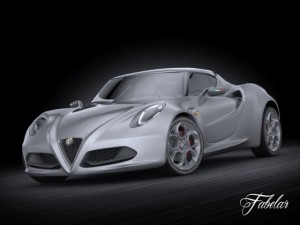 alfa romeo 4c 3D Model