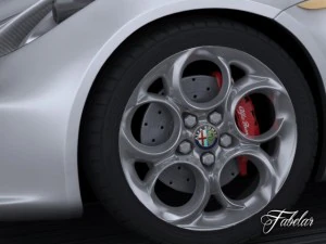 alfa romeo 4c 3D Model