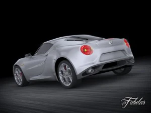 alfa romeo 4c 3D Model