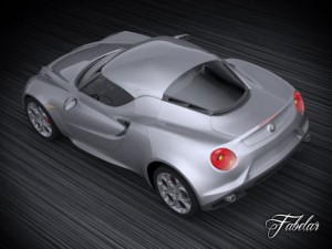 alfa romeo 4c 3Dモデル