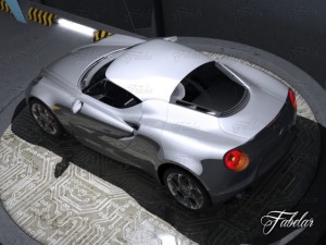 alfa 4c garage Model 3D