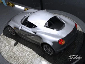 alfa 4c garage 3D Model