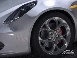 alfa 4c garage 3D Model