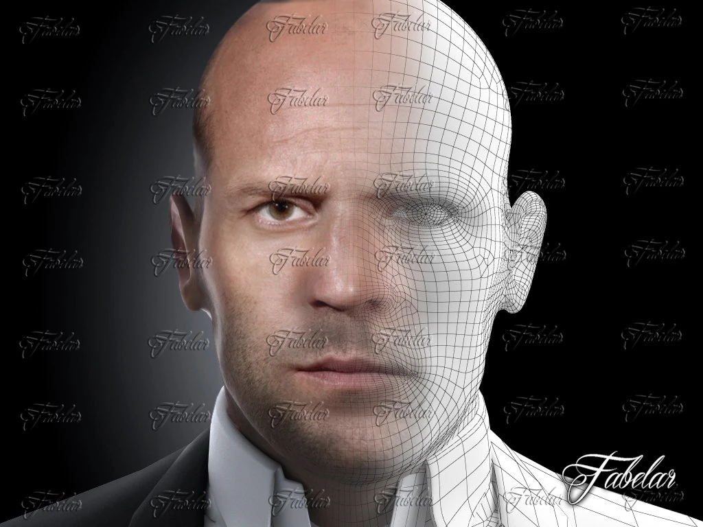 jason statham 3D Model .c4d .max .obj .3ds .fbx .stl .blend 