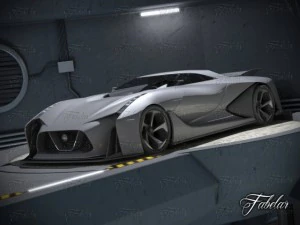 Nissan 2020-garage 3D Model