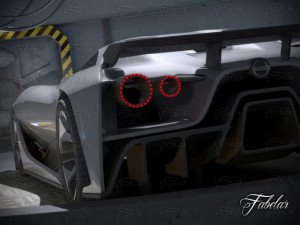 nissan 2020  garage Modelo 3D