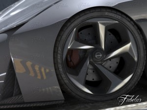 nissan 2020  garage Modelo 3D