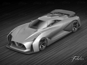 nissan 2020 concept 3D मॉडल