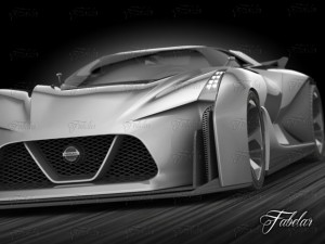 nissan 2020 concept 3D मॉडल