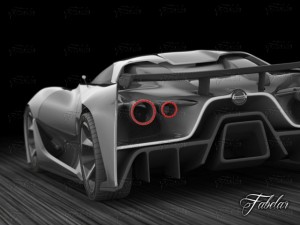 nissan 2020 concept 3D मॉडल