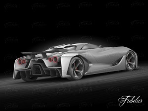 nissan 2020 concept 3D मॉडल