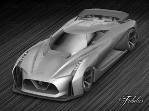 nissan 2020 concept 3D मॉडल
