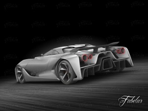 nissan 2020 concept 3D मॉडल