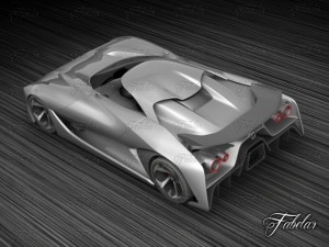nissan 2020 concept 3D मॉडल